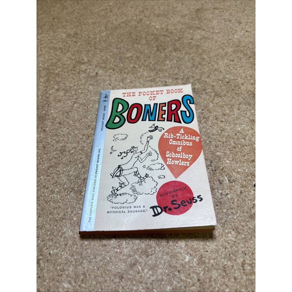 Dr. Seuss Pocket Book of Boners first printing PB